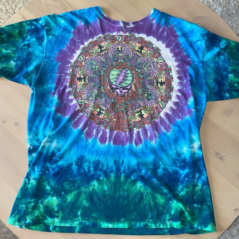 Vintage Grateful Dead Colorful Tie-Dye T-Shirt